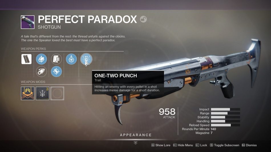 Perfect Paradox God Roll Destiny 2 Guide Stash