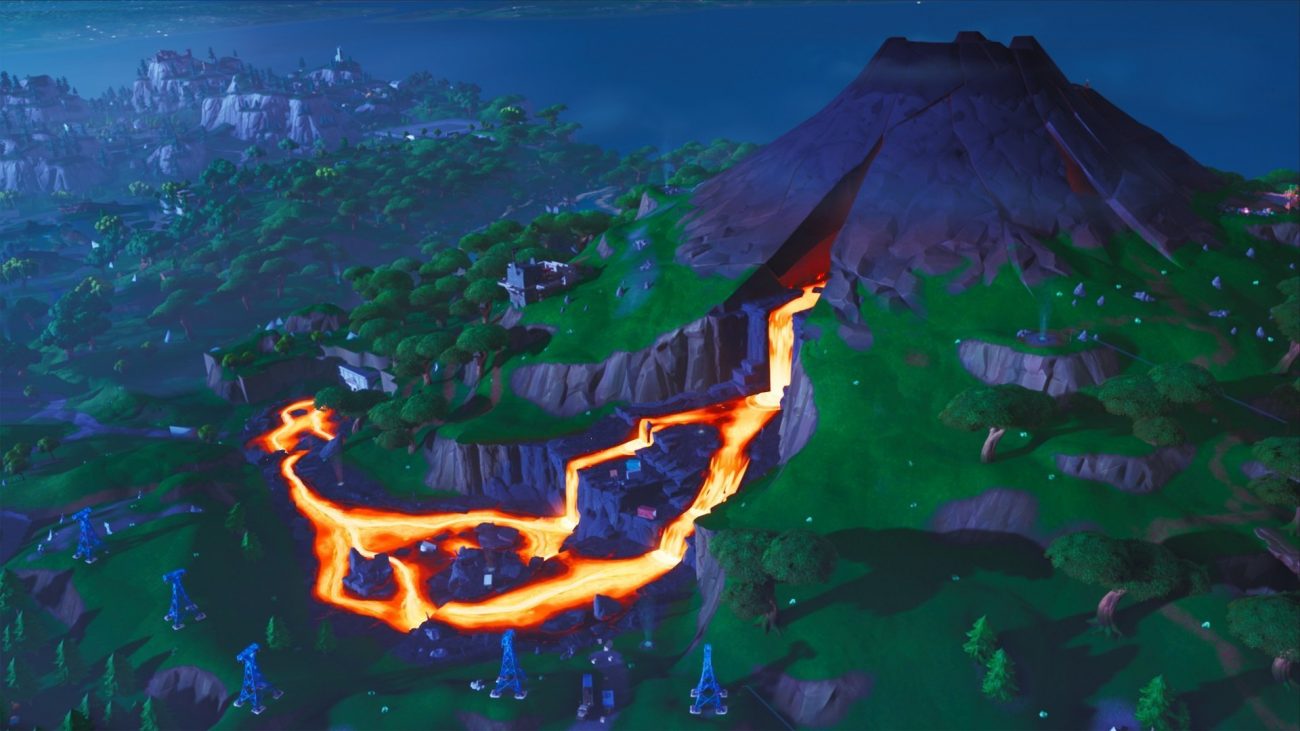 Fortnite Season 8 Map Changes Include a Boiling Volcano