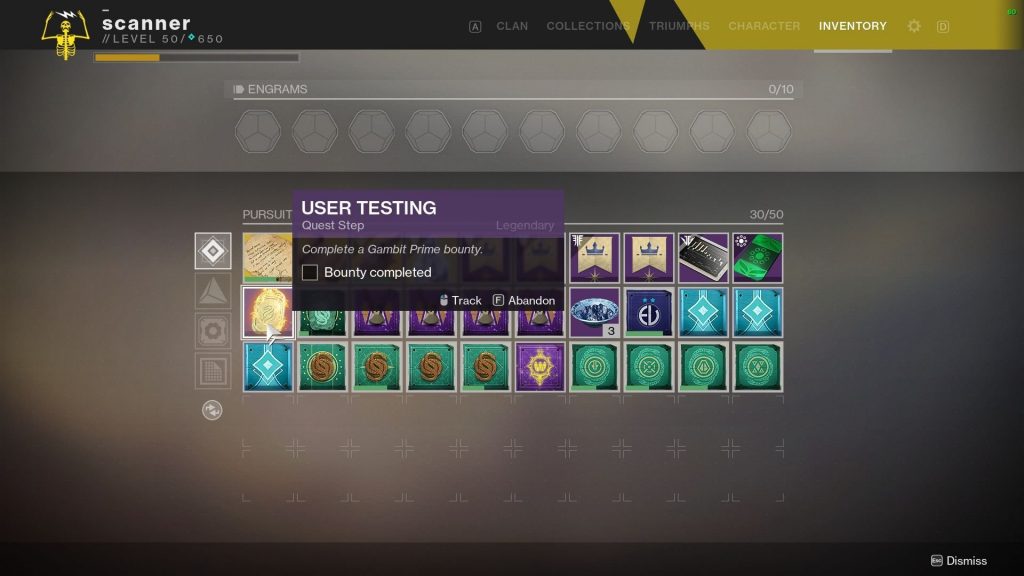User Testing 1024x576 - How to Get a Weak Synthesizer in Destiny 2