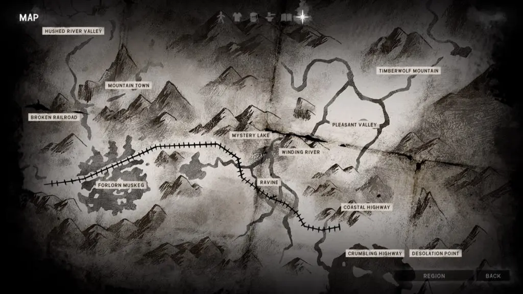 Region Maps and Transition Zones - The Long Dark - Guide Stash
