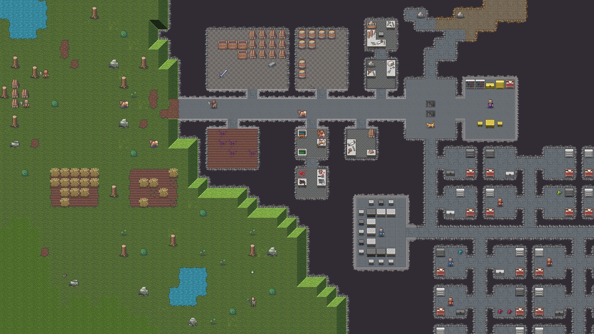 dwarf fortress ascii screenshot