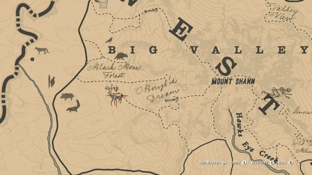 Legendary Animal Locations - Red Dead Redemption 2 - Guide Stash
