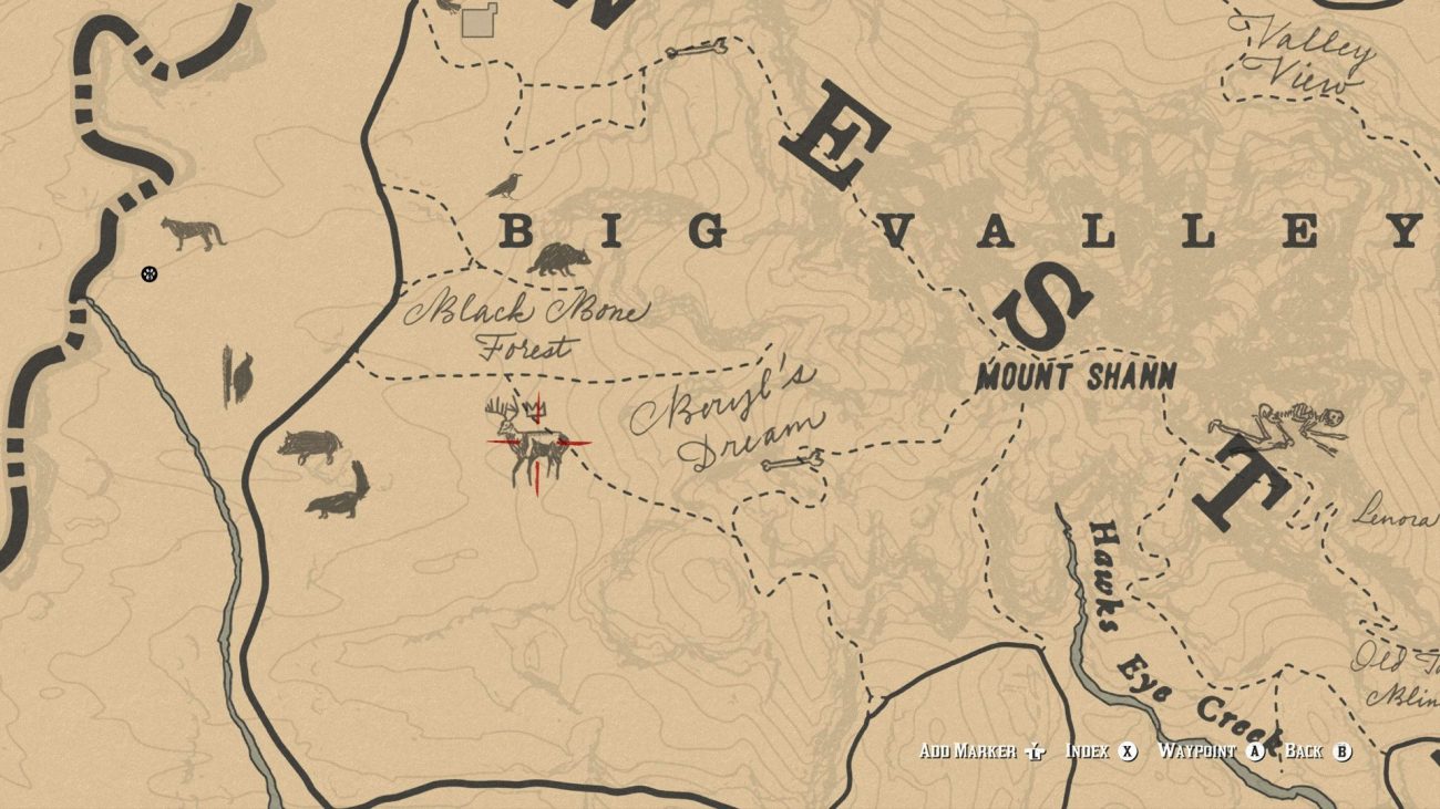 Red Dead Redemption 2 Legendary Animal Location Buck 1300x731 