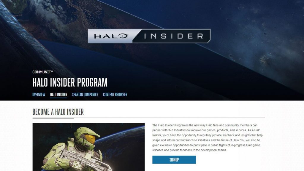 Halo Insider Program sign up 1024x577 - How to Sign-up for the Halo Insider Program