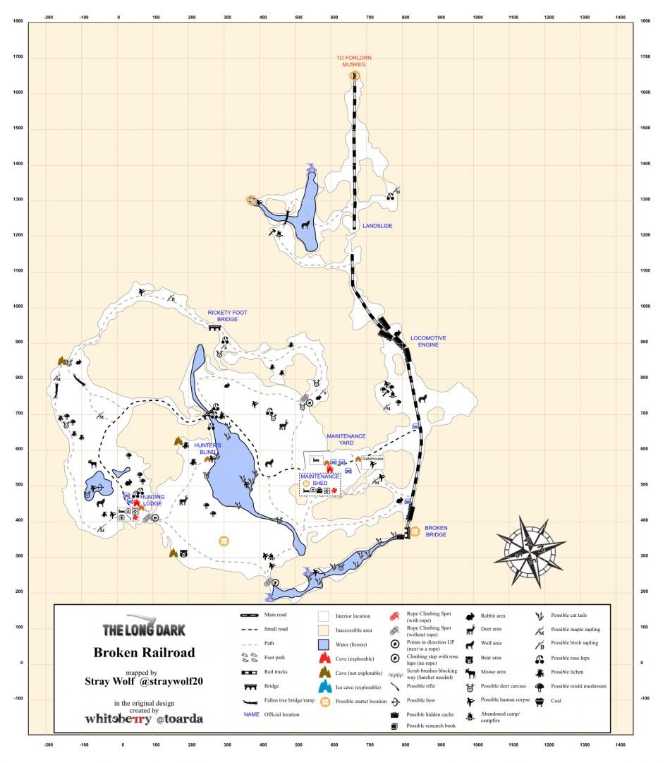 Forge Maps and Locations in The Long Dark - Guide Stash