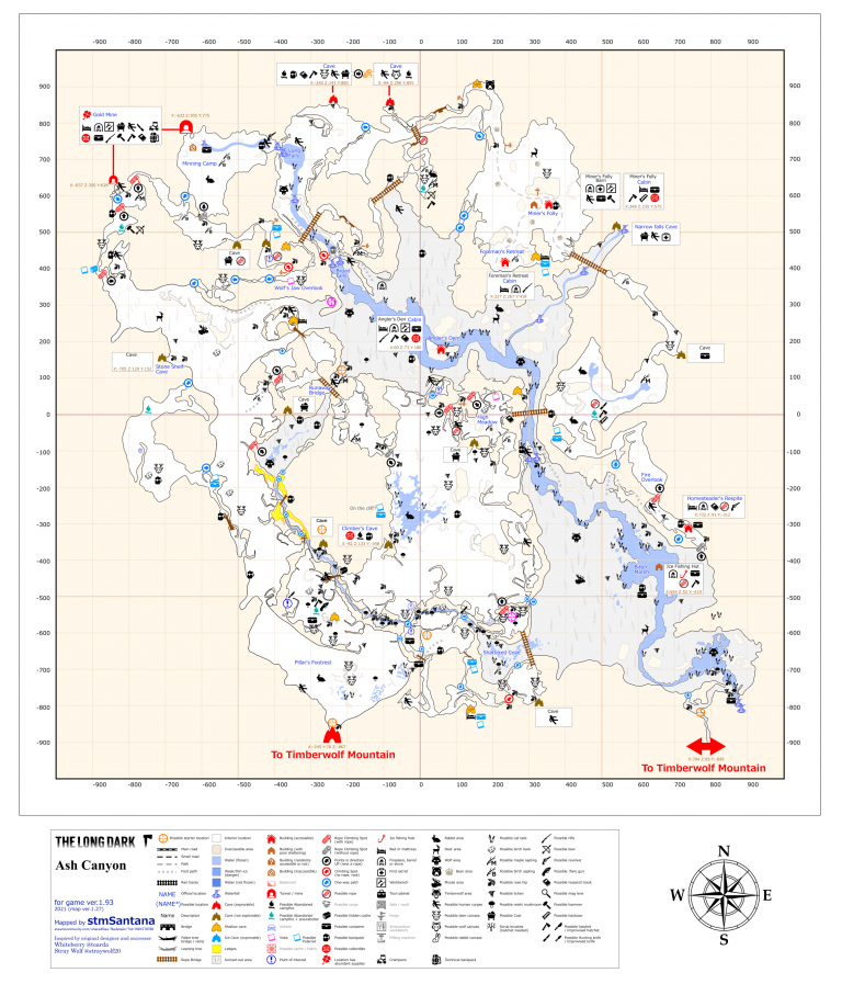 The Long Dark Pleasant Valley Easy Mode Map - Olague Wimplende
