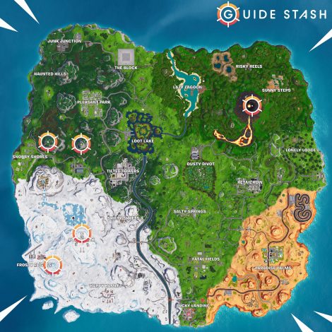 Where to Visit the Five Highest Elevations in Fortnite - Guide Stash