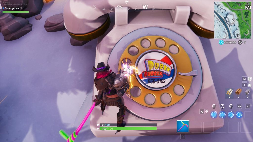 Fortnite Durrr Burger Number 1024x576 - How to Dial the Durrr Burger & Pizza Pit Numbers in Fortnite