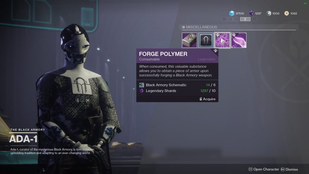 Forge Polymer Destiny 2 1 1024x576 - How to Get the Bergusian Night Shader in Destiny 2