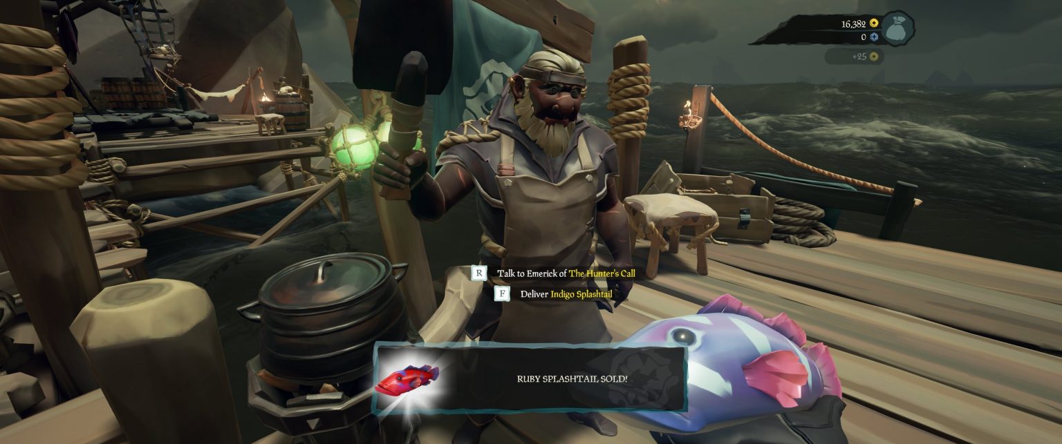 Where to Deliver and Sell Fish in Sea of Thieves Guide Stash