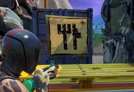 Fortnite: Search the Treasure Map Signpost in Junk Junction