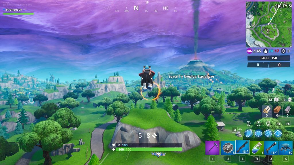 Fortnite Flaming Hoop 01 1024x576 - Launch Through Flaming Hoops with a Cannon in Fortnite