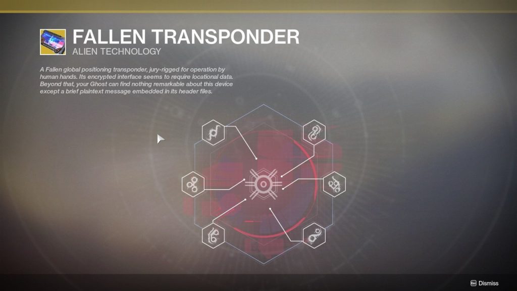 Fallen Transponder 1024x576 - How to get Outbreak Perfected in Destiny 2