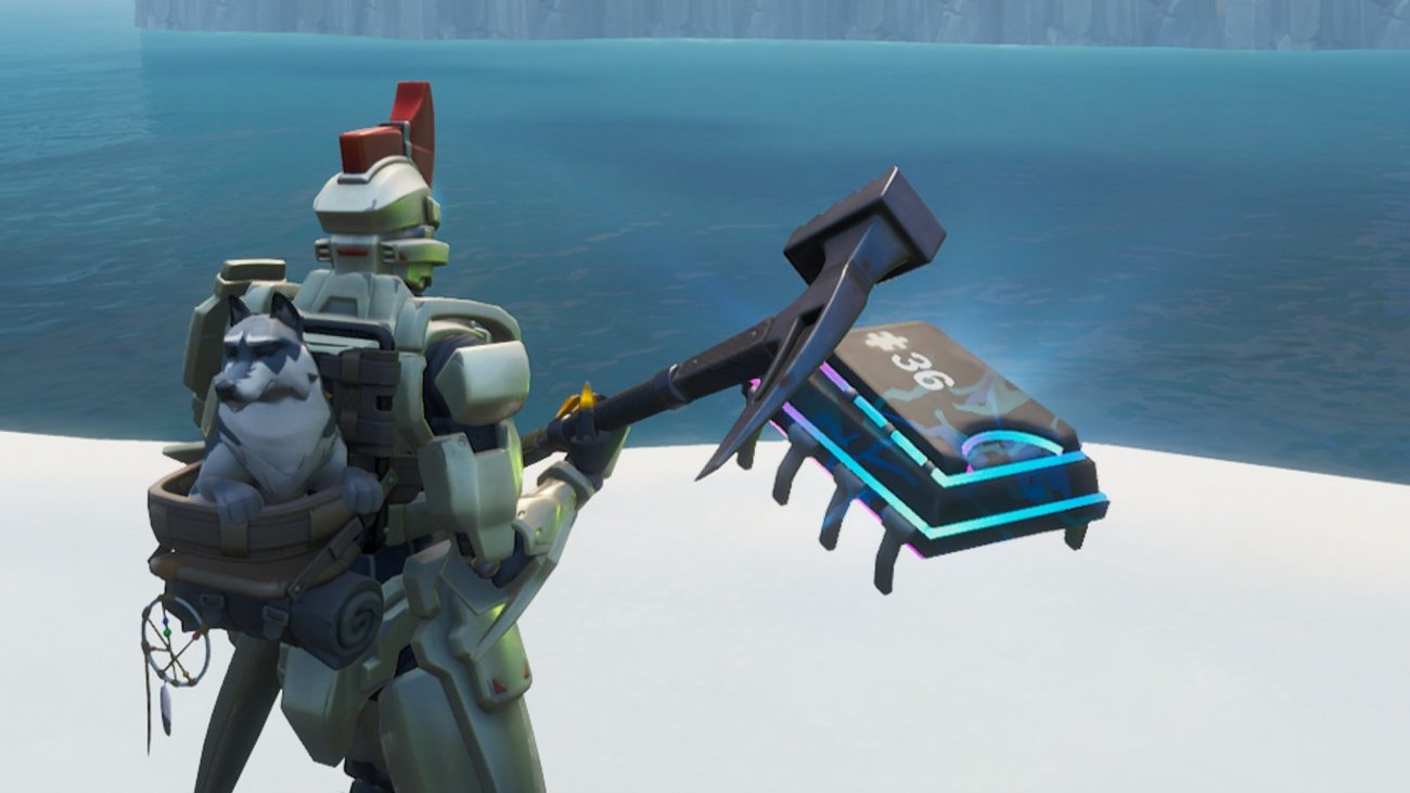 Fortnite: Fortbyte Accessible by Sentinel on Frozen Island