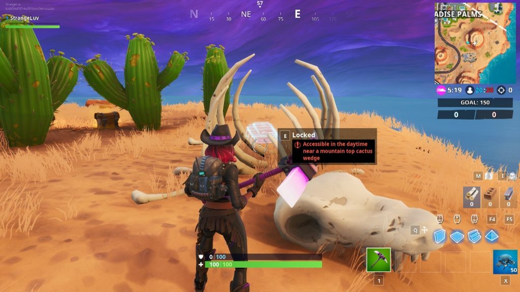 Fortbyte 81 Daytime Mountain Top Cactus Wedge Location 1024x576 - Fortnite Fortbyte 81: Search Near Mountain Top Cactus Wedge