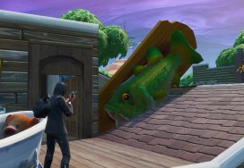 Visit an Oversized Phone, Big Piano, and Giant Dancing Fish Trophy in Fortnite