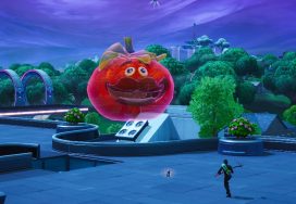 Where to Dance in a Holographic Tomato Head in Fortnite
