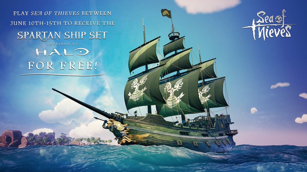Spartan Ship Set Sea of Thieves 1024x576 - How to Get the Halo Spartan Ship Set in Sea of Thieves