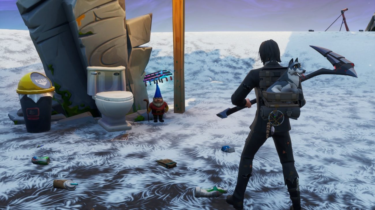 Find Fortbyte 48 Beside a Mountain Top Throne in Fortnite