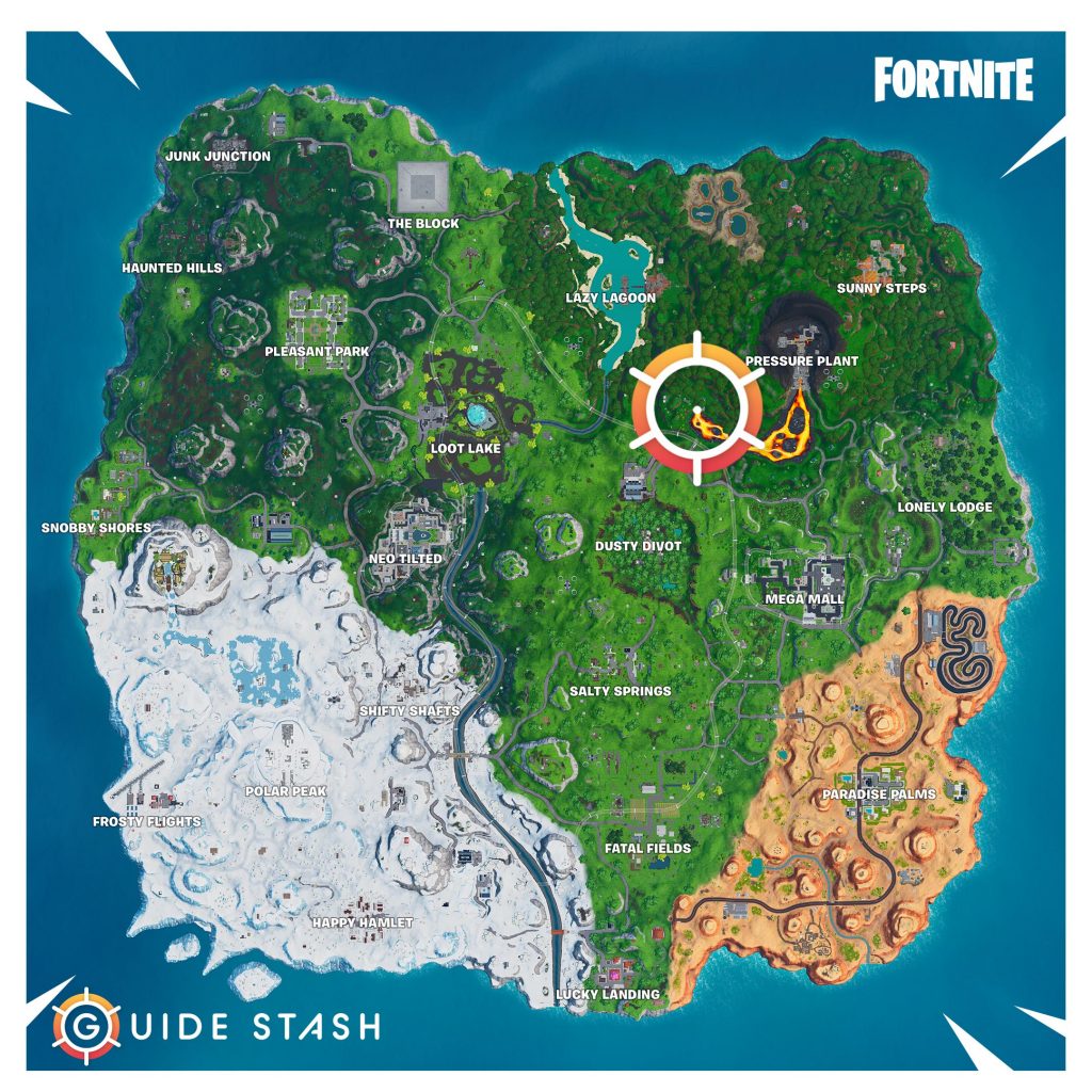 Fortnite Molten Tunnel Map Fortbyte 12 1024x1024 - Where to Find Fortbyte 12 in a Molten Tunnel in Fortnite