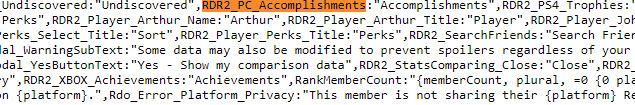 RDR2 Source Code - Red Dead Redemption 2 on PC found in Social Club Source Code
