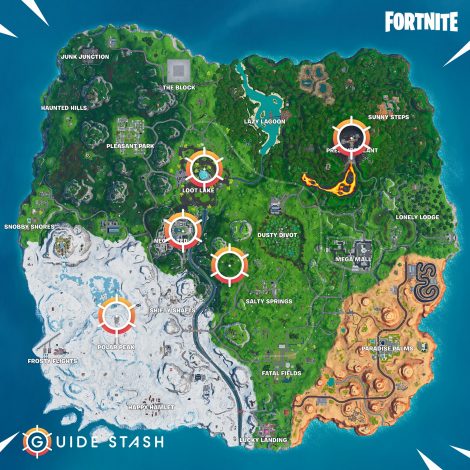 All Fortnite Singularity Helmet Locations - Guide Stash