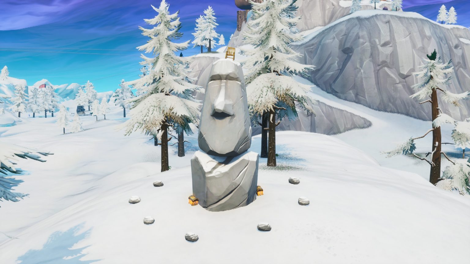 Stone Head Statue Durrr Burger Head And Dinosaur In Fortnite Guide Stash 9832