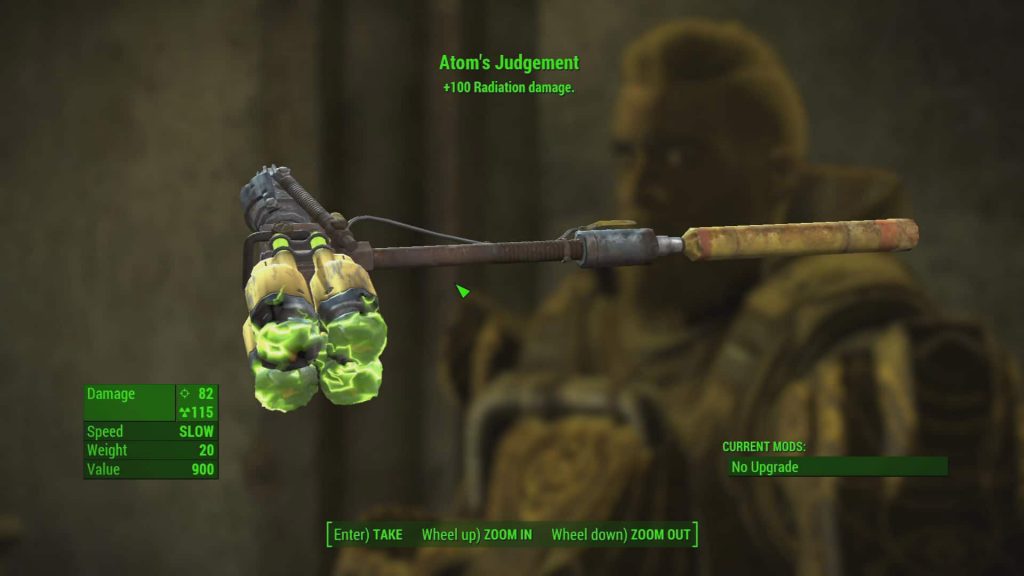 atoms judgement fallout 4 1024x576 - Best Unique and Legendary Weapons in Fallout 4