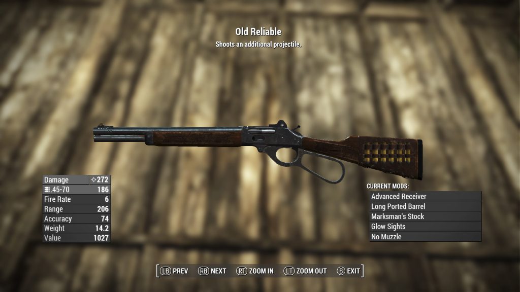 old reliable fallout 4 1024x576 - Best Unique and Legendary Weapons in Fallout 4