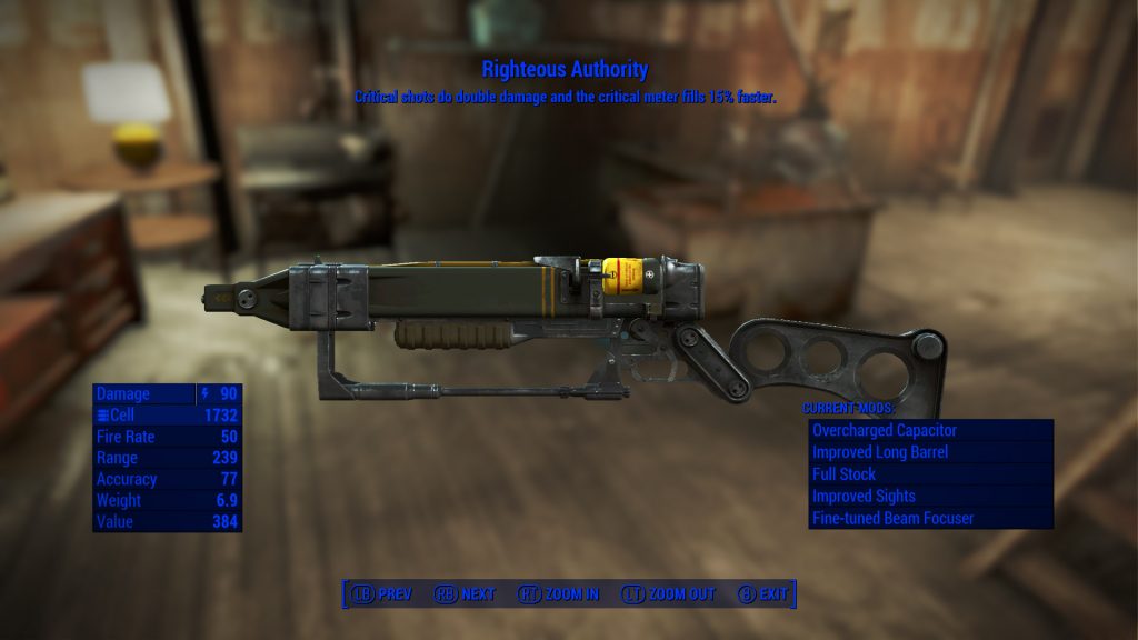 righteous authority fallout 4 1024x576 - Best Unique and Legendary Weapons in Fallout 4