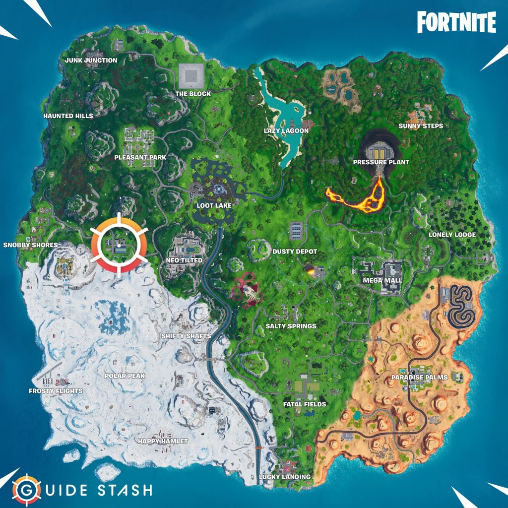 Fortnite Glitched Foraged Items Map 1024x1024 - Consume Glitched Foraged Items in Fortnite