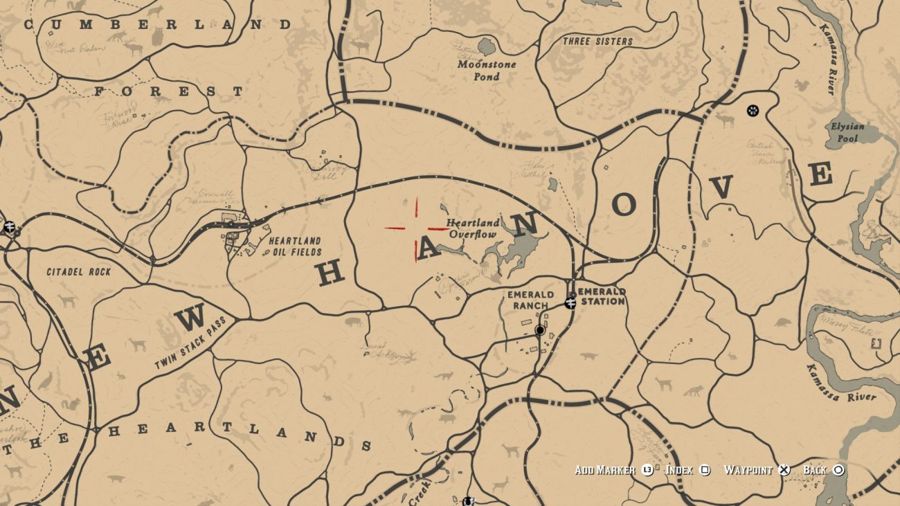 Bison Locations Red Dead Redemption 2 Guide Stash   Heartland Overflow Bison Location Rdr2 1300x731 