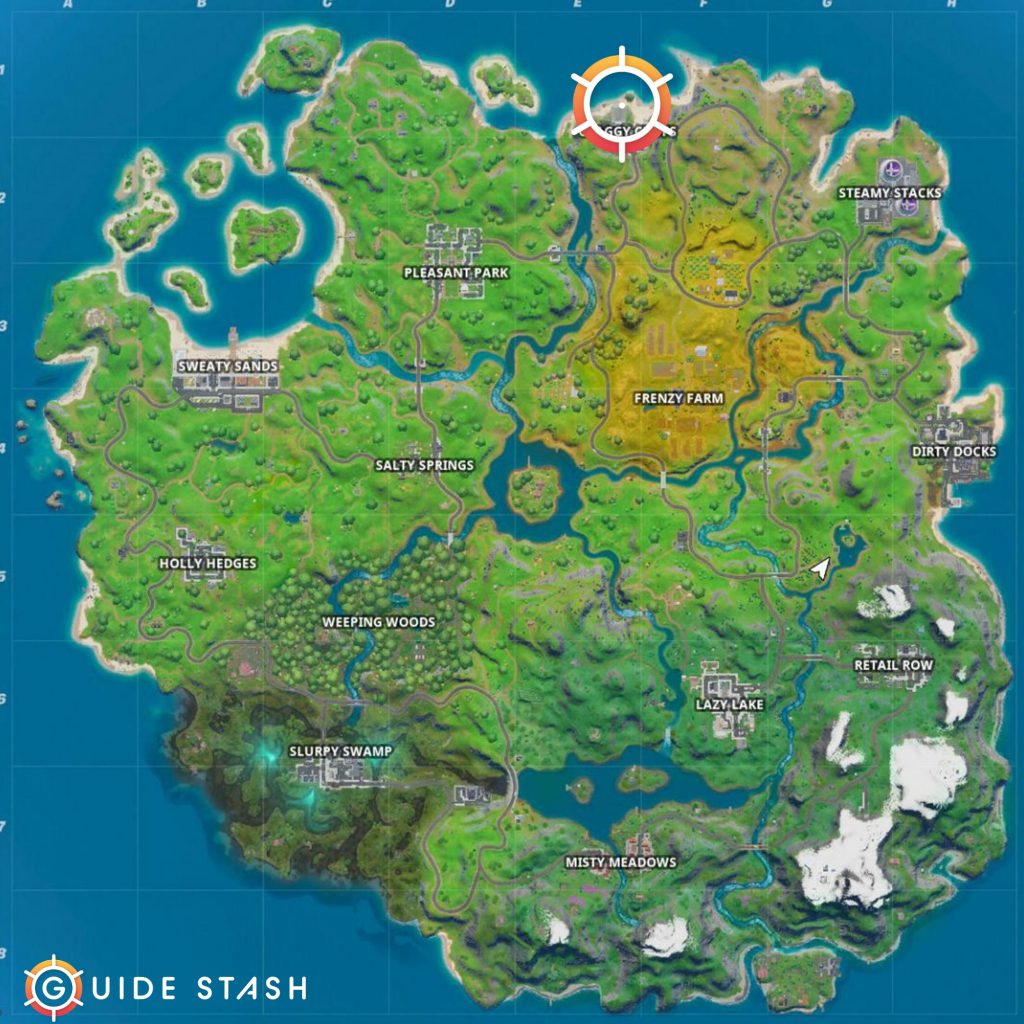 Fortnite Open Water Hidden O Location Map 1024x1024 - Where is the Hidden “O” in Fortnite Chapter 2?