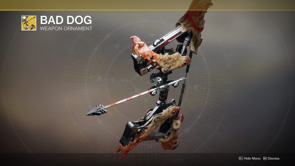 Bad Dog Ornament Leviathans Breath 1024x576 - How to Get the Leviathan’s Breath Exotic Heavy Bow in Destiny 2