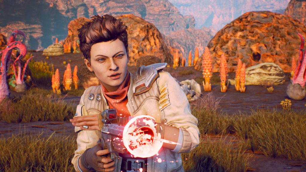 theouterworlds ellie 01 1024x576 - A Colorful and Chaotic Good Time - The Outer Worlds Review