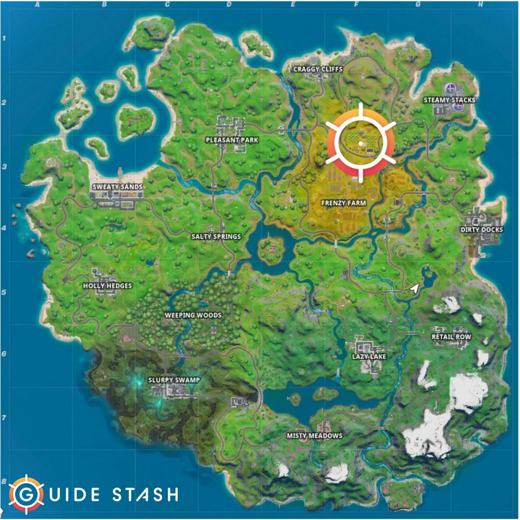 The Orchard Fortnite Location 1024x1024 - Consume Foraged Apples at The Orchard in Fortnite