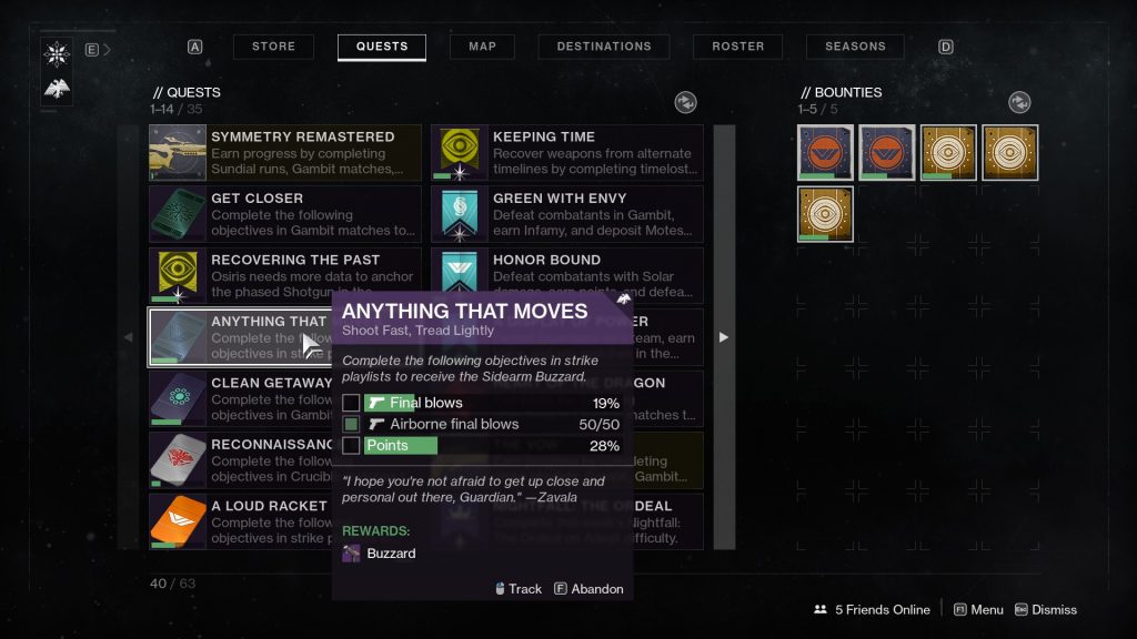 Anything That Moves 1024x576 - The Buzzard Sidearm – Vanguard Ritual Weapon in Destiny 2