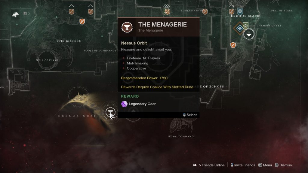 Menagerie Location 1024x576 - Where is the Menagerie in Destiny 2