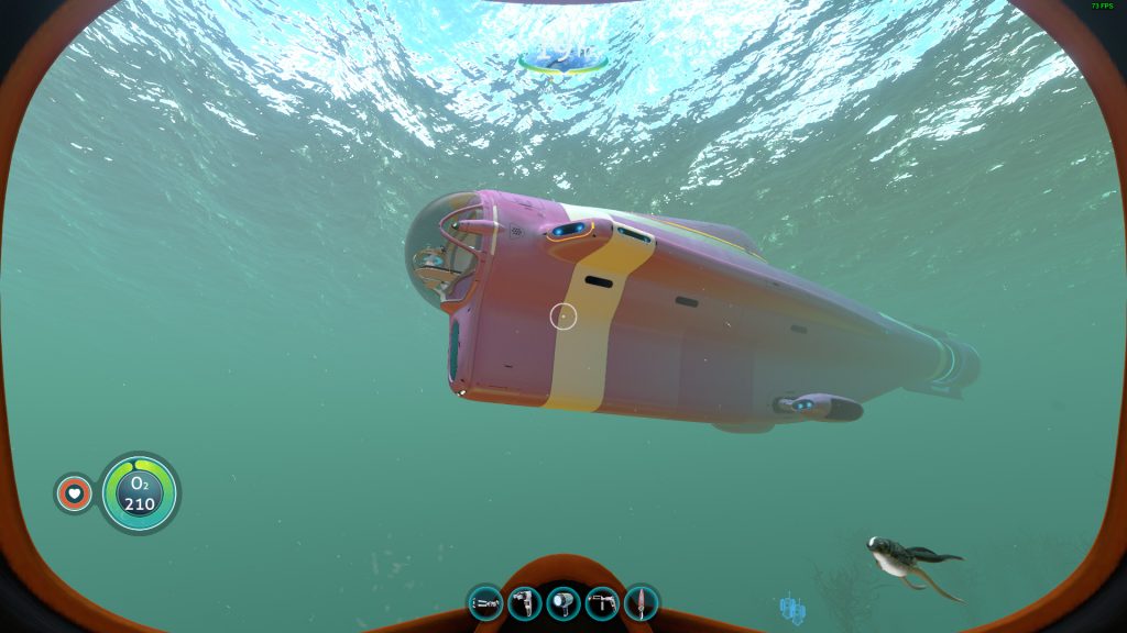 subnautica cyclops controls up and down 1024x576 - How to Go Up and Down in the Cyclops - Subnautica