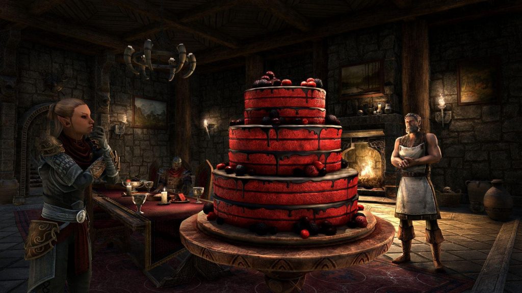 ESO birthday cake 1024x576 - Try Out The Elder Scrolls Online: Greymoor for Free