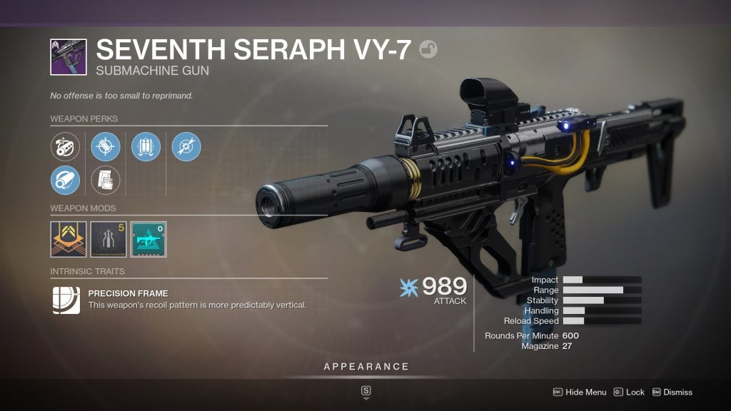 Seventh Seraph VY 7 1024x576 - Seventh Seraph VY-7 God Roll - Destiny 2