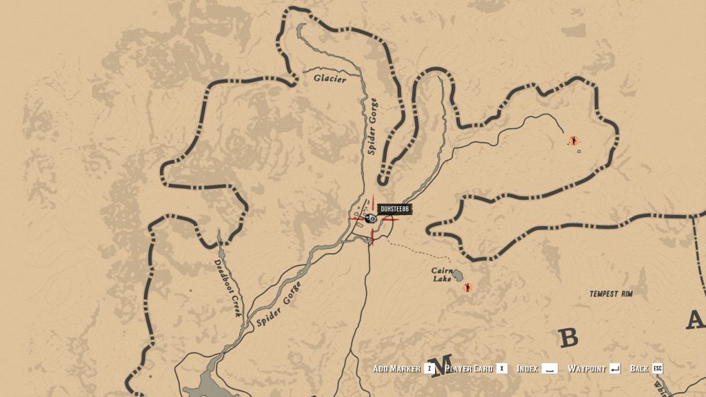 Colter on Map 1024x576 - Colter Location - Red Dead Redemption 2