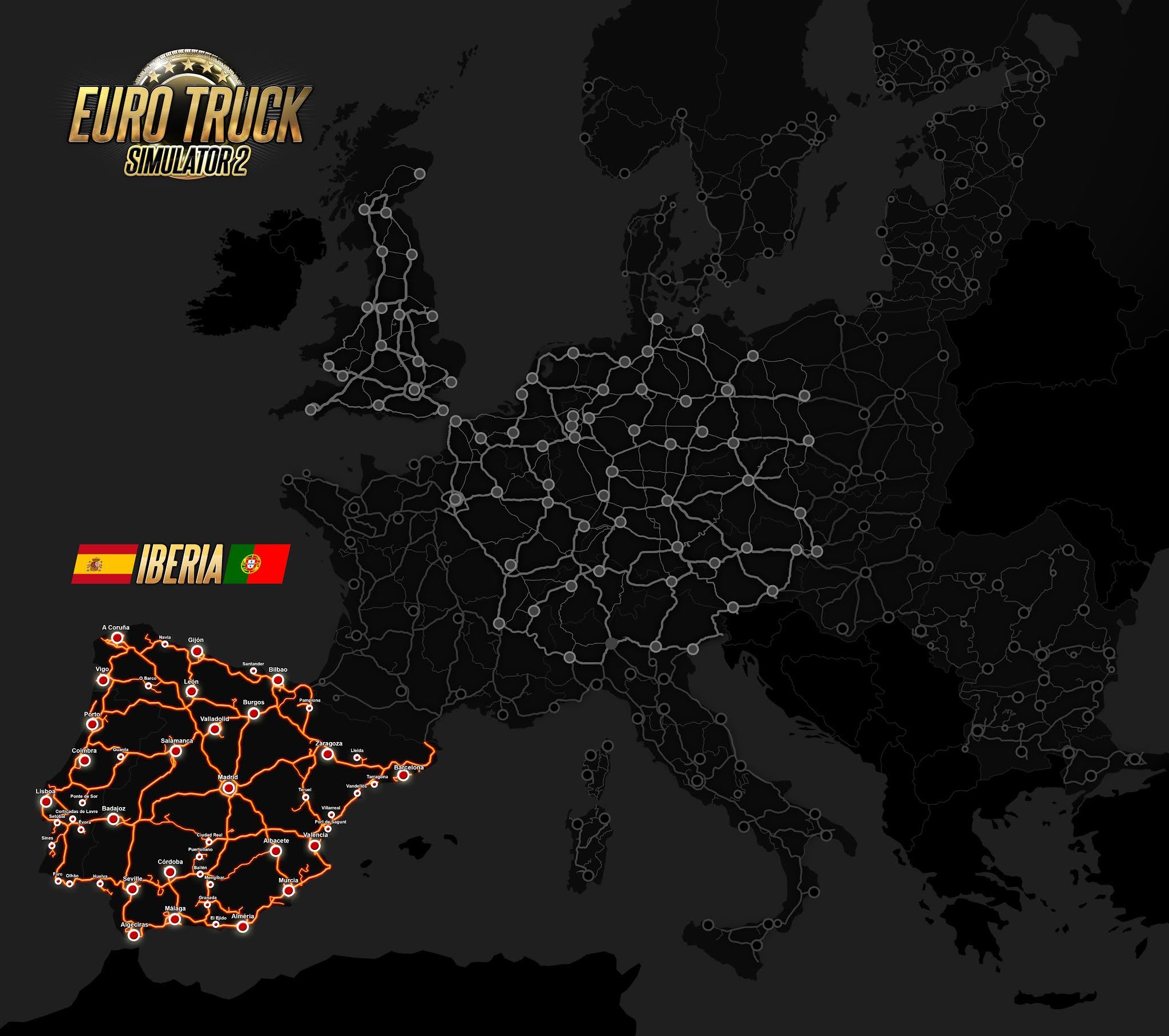 euro truck simulator 2 map unlocked