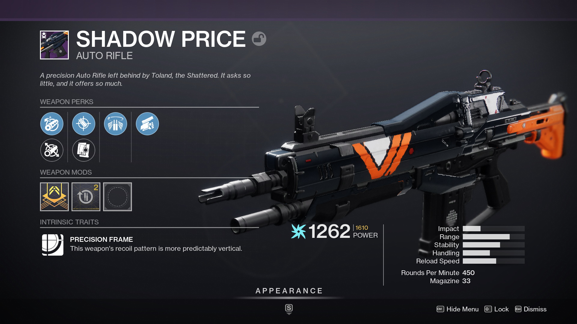  Shadow Price God Roll Destiny 2 Guide Stash