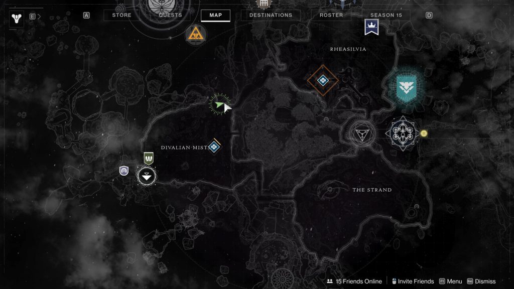 cliff map 1024x576 - Tracing the Stars - Destiny 2: Atlas Skew Locations - Week 1