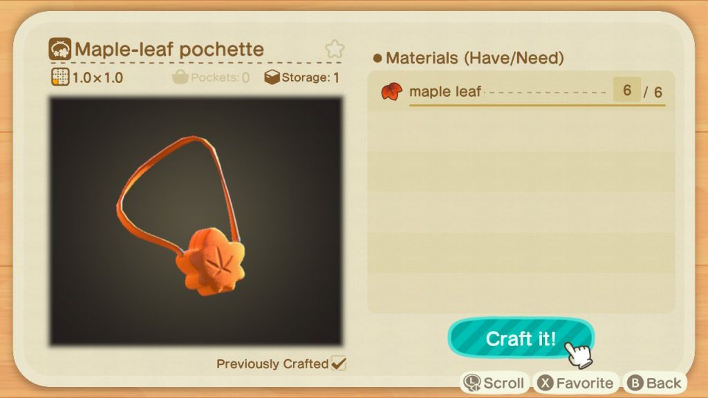 maple leaf pochette acnh 1024x576 - How to Catch Maple Leaves in Animal Crossing: New Horizons