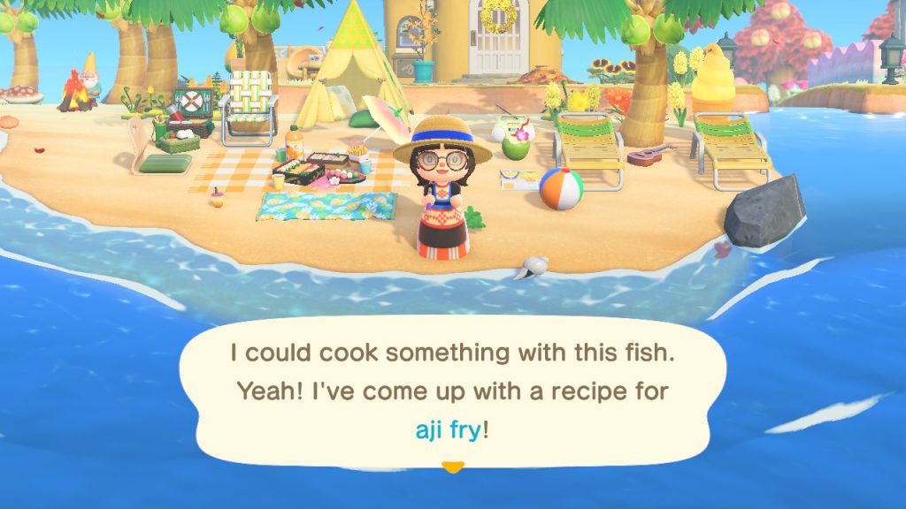 acnh catch fish recipe 1024x576 - How to Get Cooking Recipes and Ingredients in Animal Crossing: New Horizons