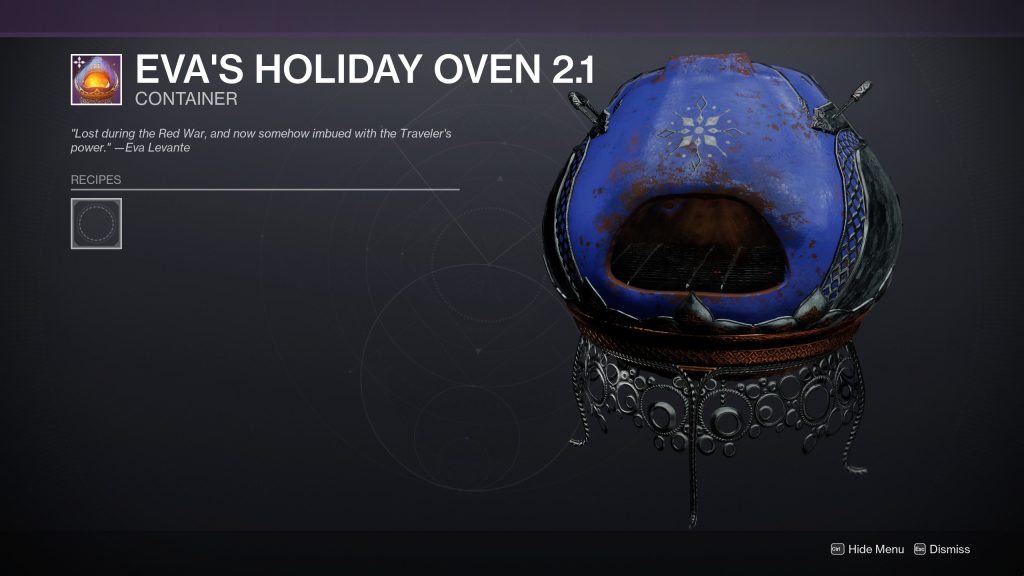 Evas Holiday Oven 2.1 1024x576 - The Dawning 2021 Recipe List – Destiny 2