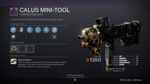 Calus Mini-Tool God Roll – Destiny 2 - Guide Stash