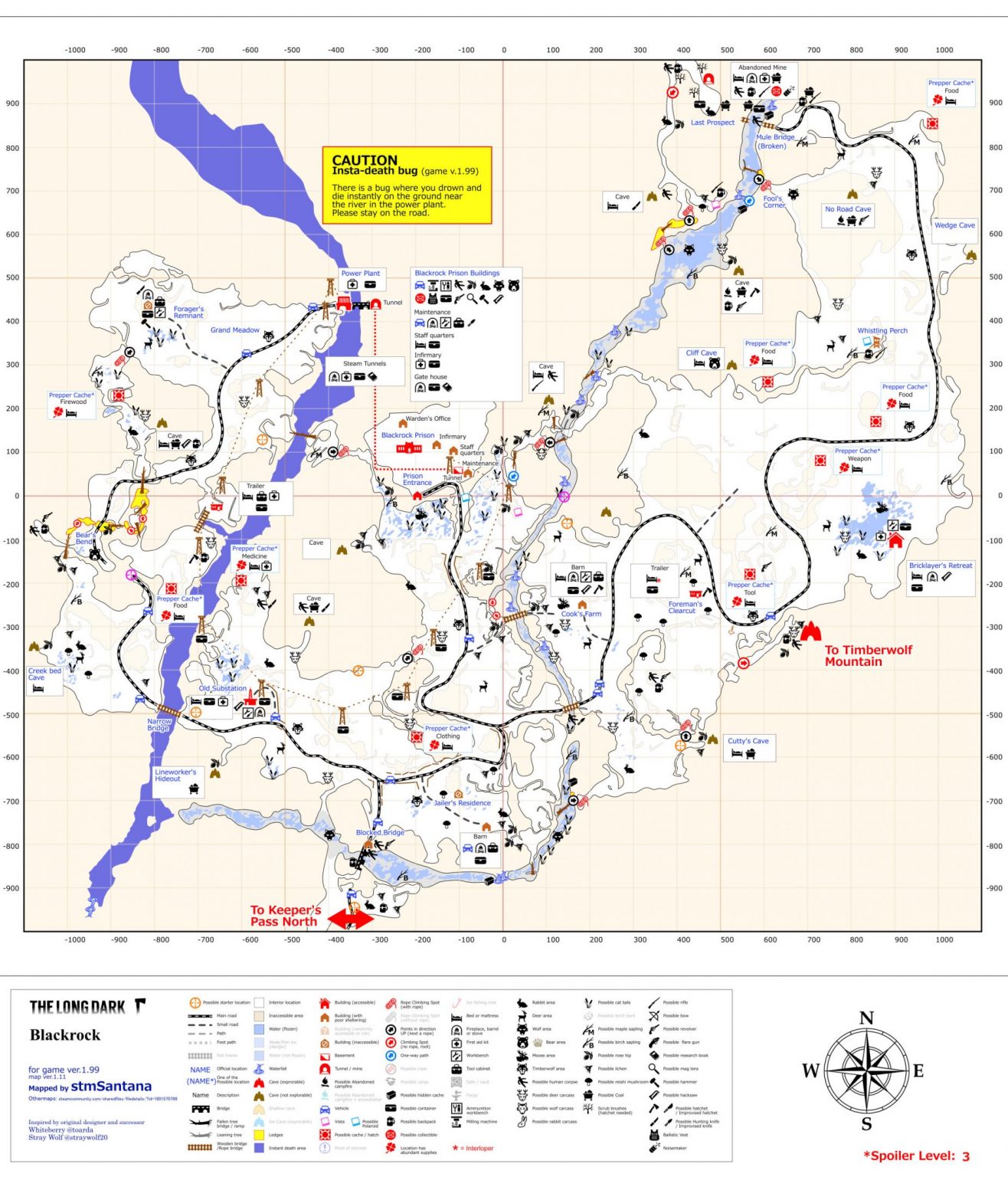 The Long Dark Pleasant Valley Easy Mode Map - Olague Wimplende